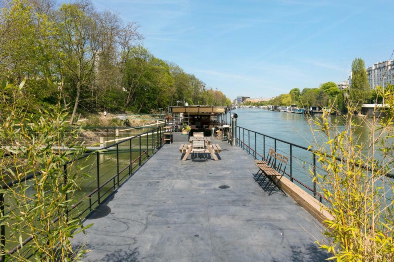 Grande Peniche 4 Ch - 10 Pers -Paris - Ile De Puteaux- Terrasses Villa Exterior photo