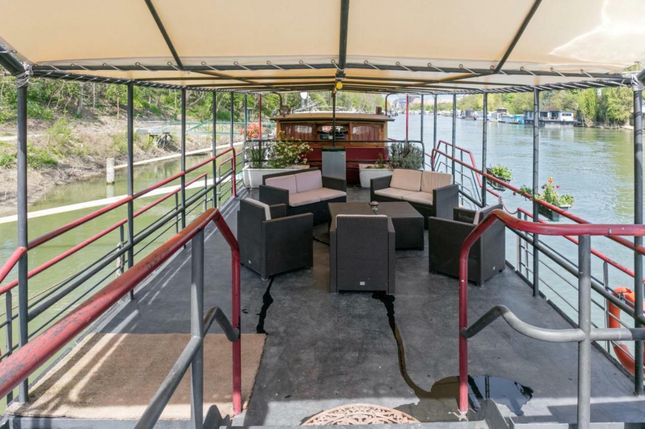 Grande Peniche 4 Ch - 10 Pers -Paris - Ile De Puteaux- Terrasses Villa Exterior photo